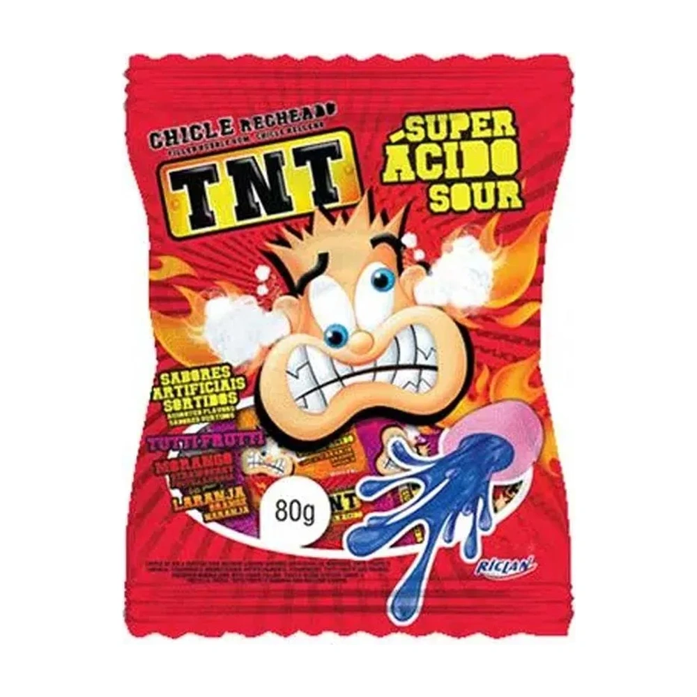 Chiclete Tnt Super Acido 4,5G