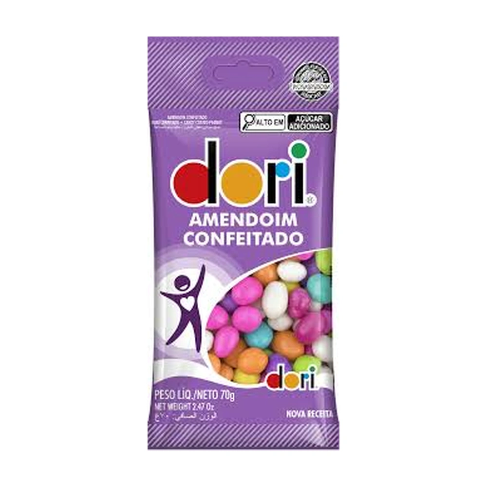 Amendoim Colorido 70G