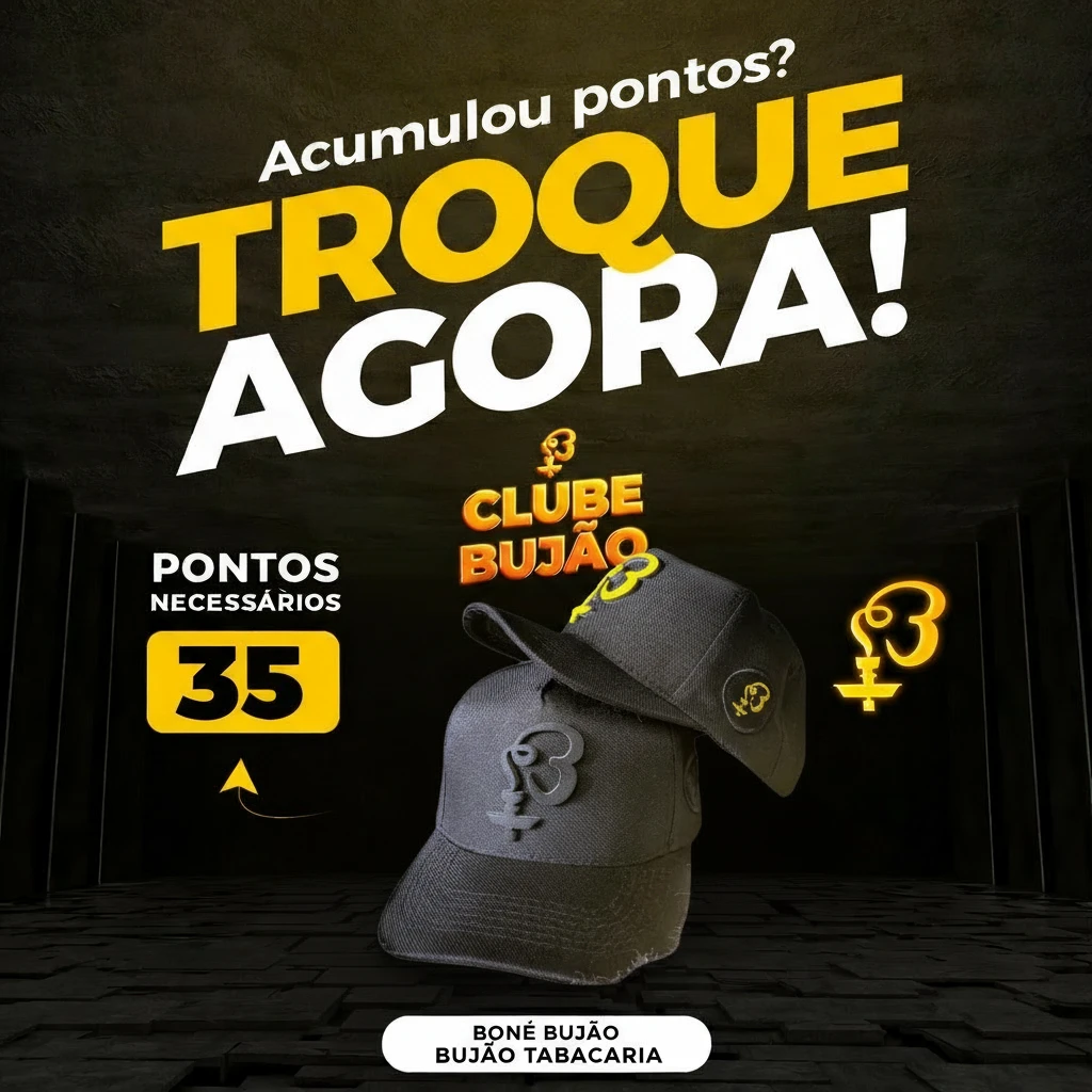 Boné Bujão Tabacaria