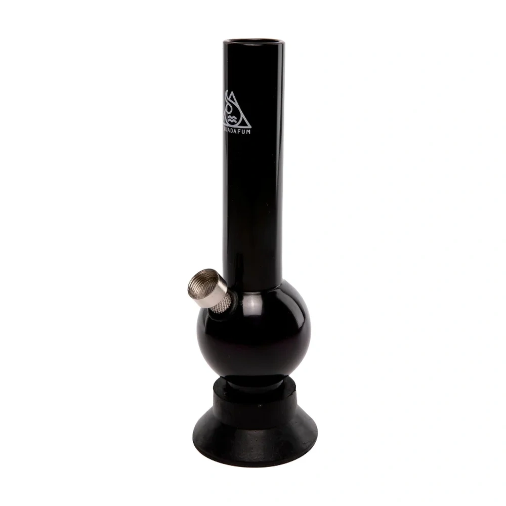 Bong De Acrílico Squadafum Preto 20Cm
