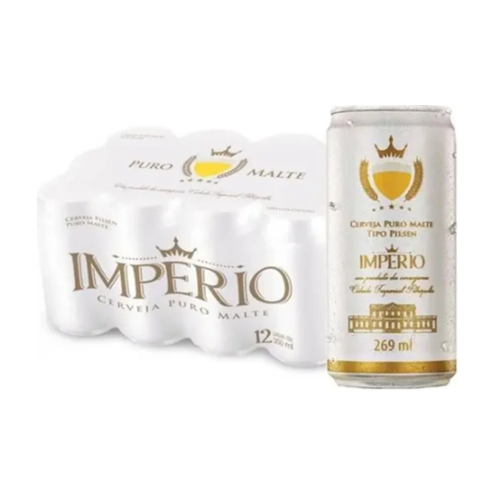 Cerveja Império 269Ml Caixa Com 12 Unidades
