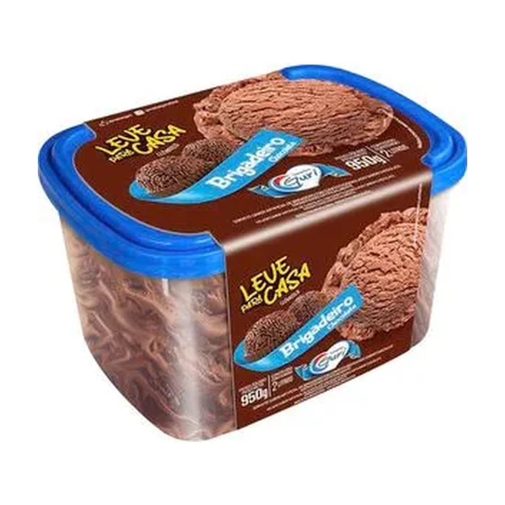 Pote De Sorvete Guri 2L Brigadeiro