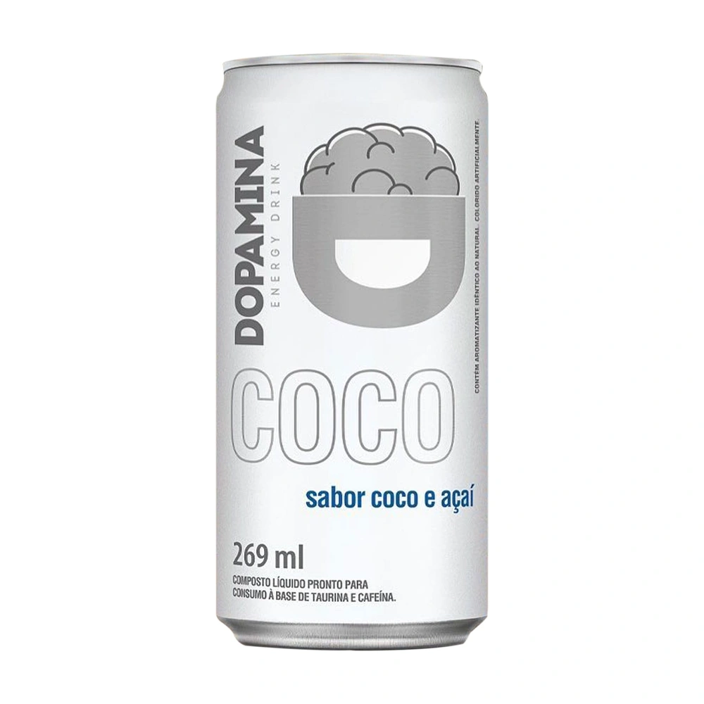 Energético Dopamina Coco E Açai 269Ml