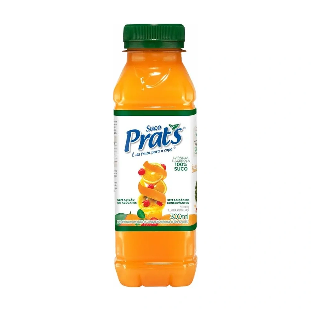 Suco Prats Laranja E Acerola 300Ml