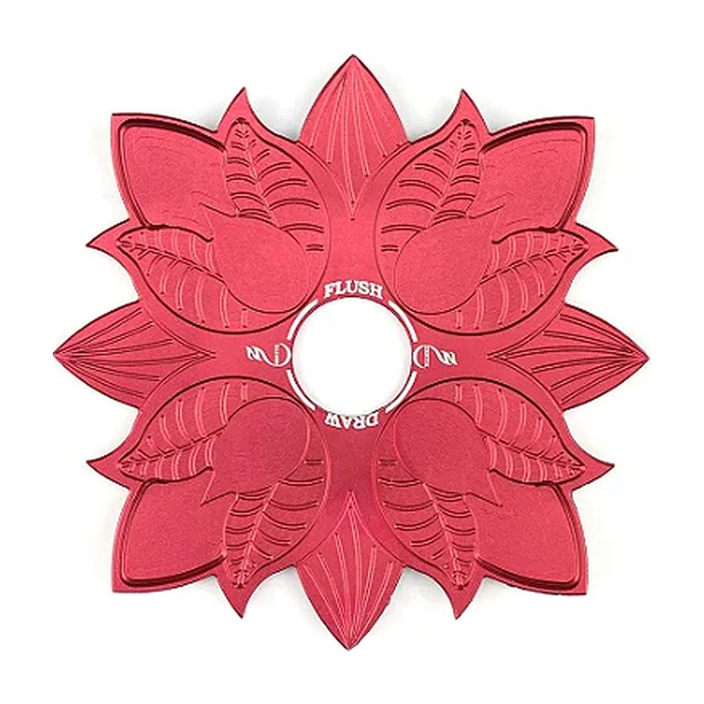 Prato Zenith Flush Draw Vermelho