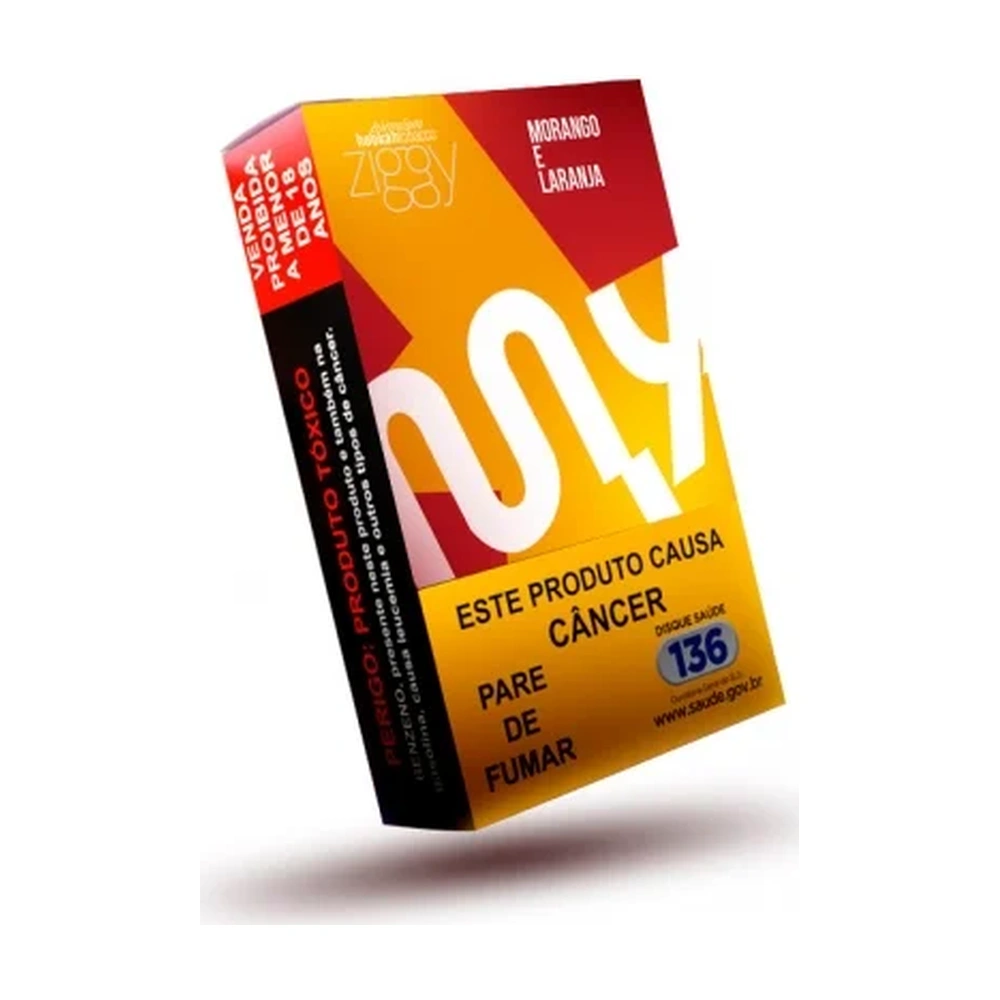 Essência Ziggy Morango Com Laranja