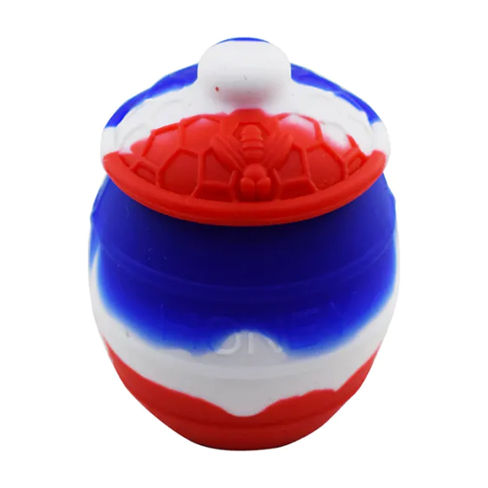 Slick De Silicone G Honey Vermelho, Azul E Branco