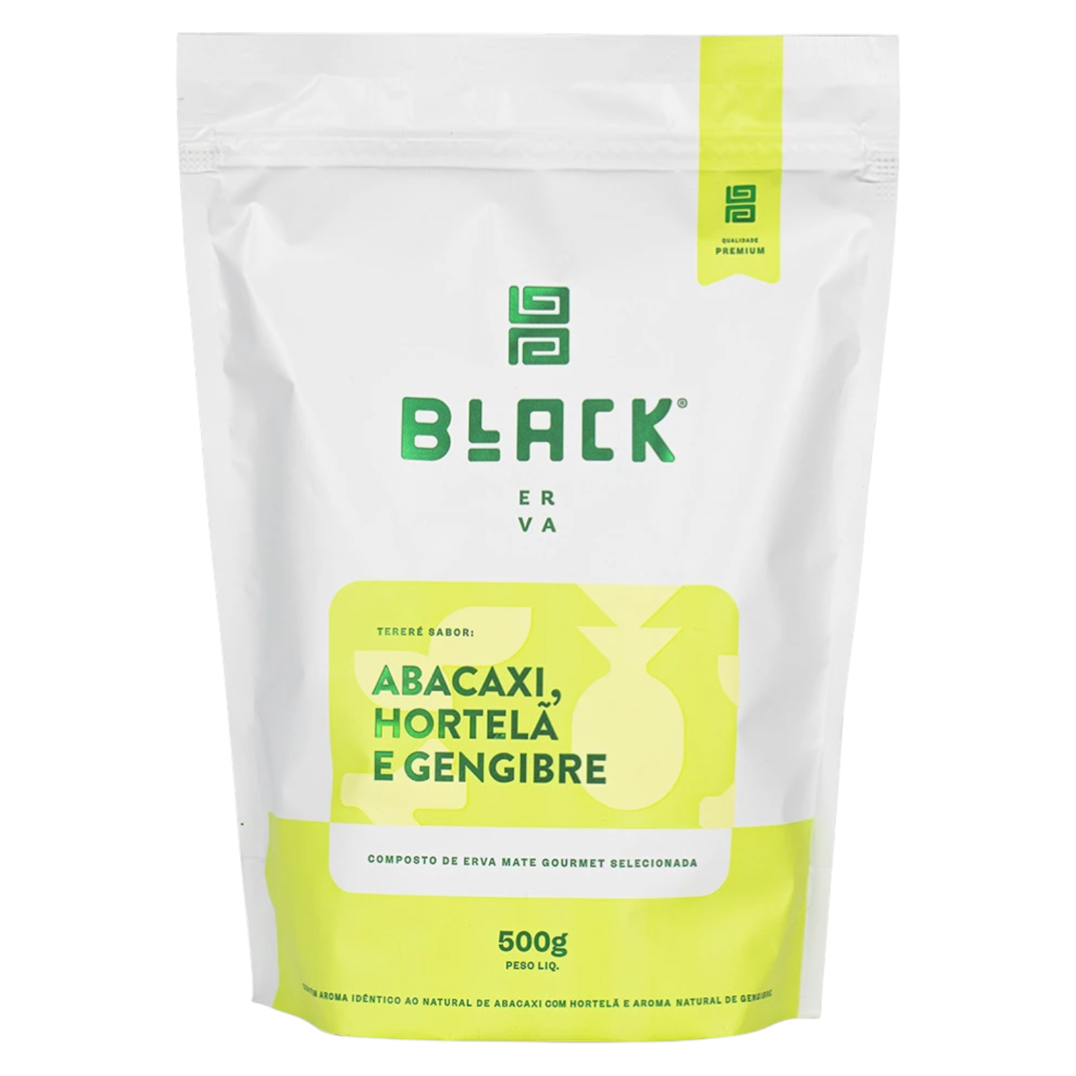 Erva De Terere Black Abacaxi Hortelã E Gengibre