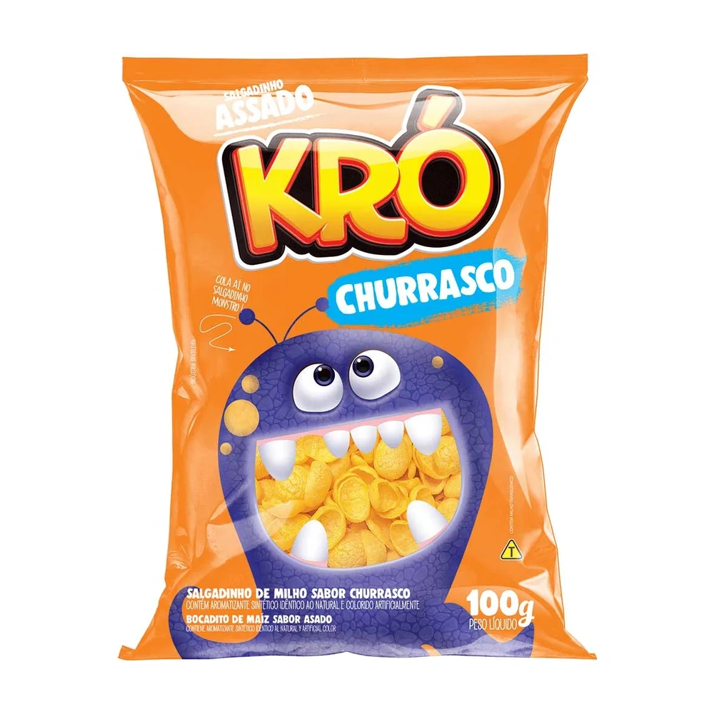Salgadinho Kro Churrasco 100G