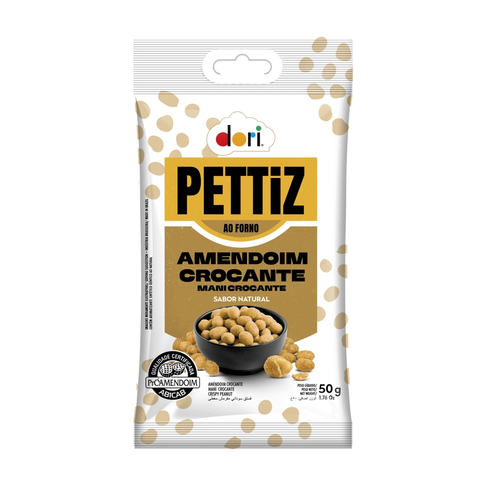 Amendoim Pettiz Natural 50G 