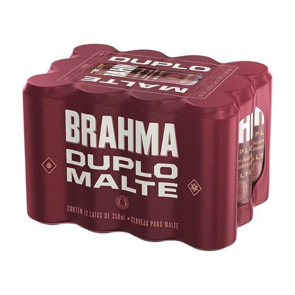 Cerveja Brahma Duplo Malte 350Ml Caixa Com 12 Unidades