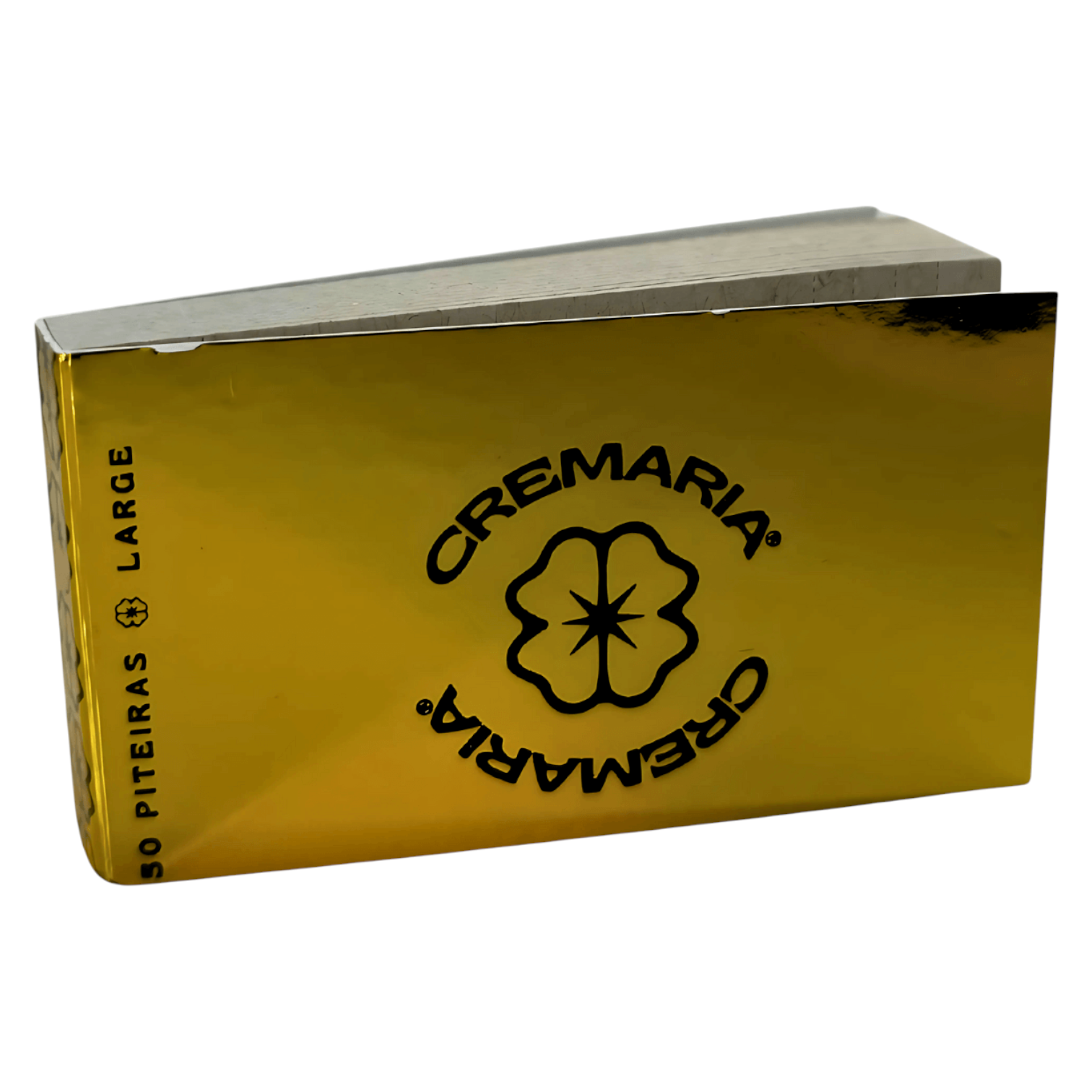 Piteira De Papel Cremaria Dourada Large