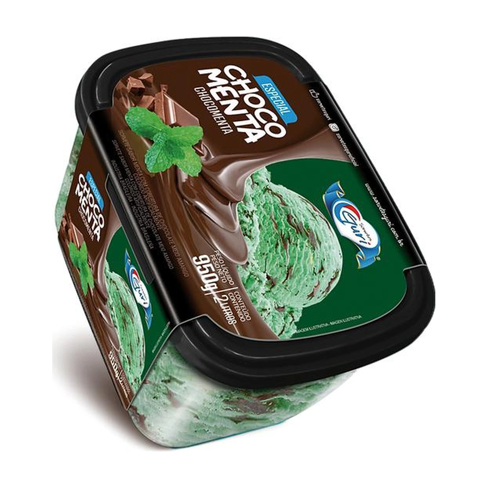 Pote De Sorvete Guri 2L Choco Menta