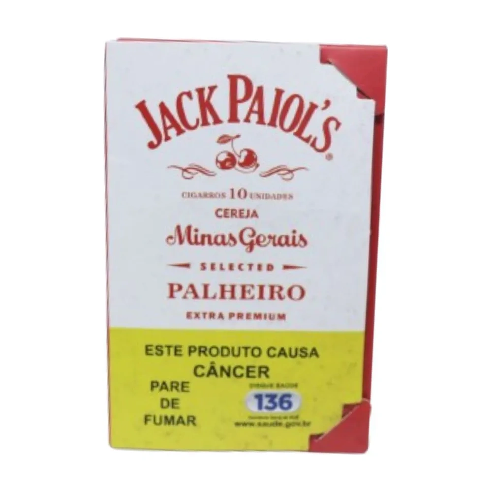 Palheiro Jack Cereja Com 10 Unidades
