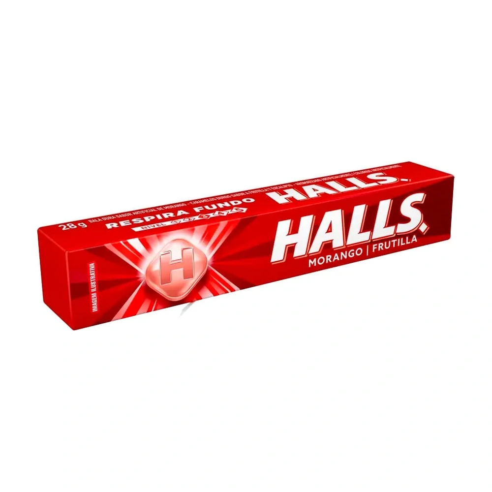 Bala Halls Morango 28G