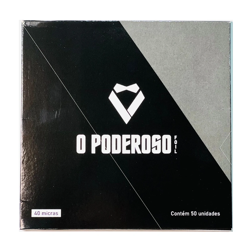 Caixa De Alumínio Poderoso Com 50 Folhas