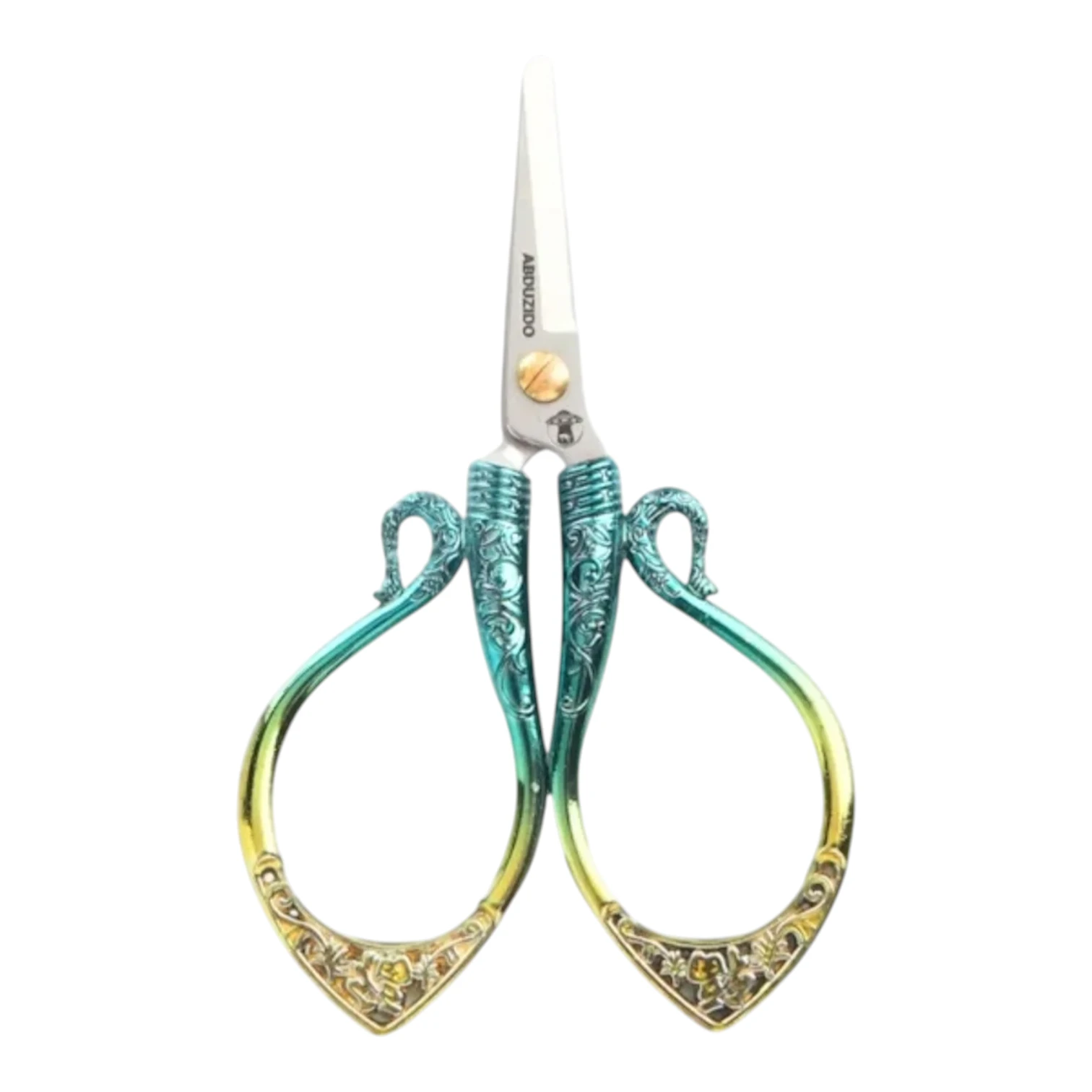 Tesoura Abdz Cabo X Green Com Dourado