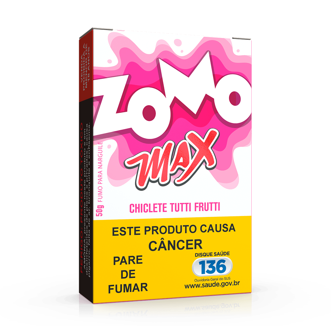 Essência Zomo Max Chiclete Tutti Frutti