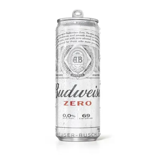 Cerveja Budweiser Zero Lata 350Ml 