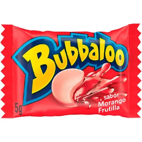 Chiclete Bubbaloo Morango