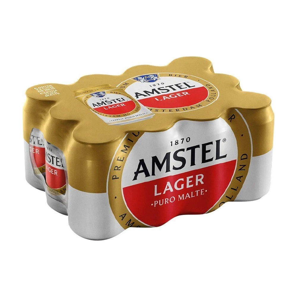 Cerveja Amstel 350Ml Caixa Com 12 Unidades