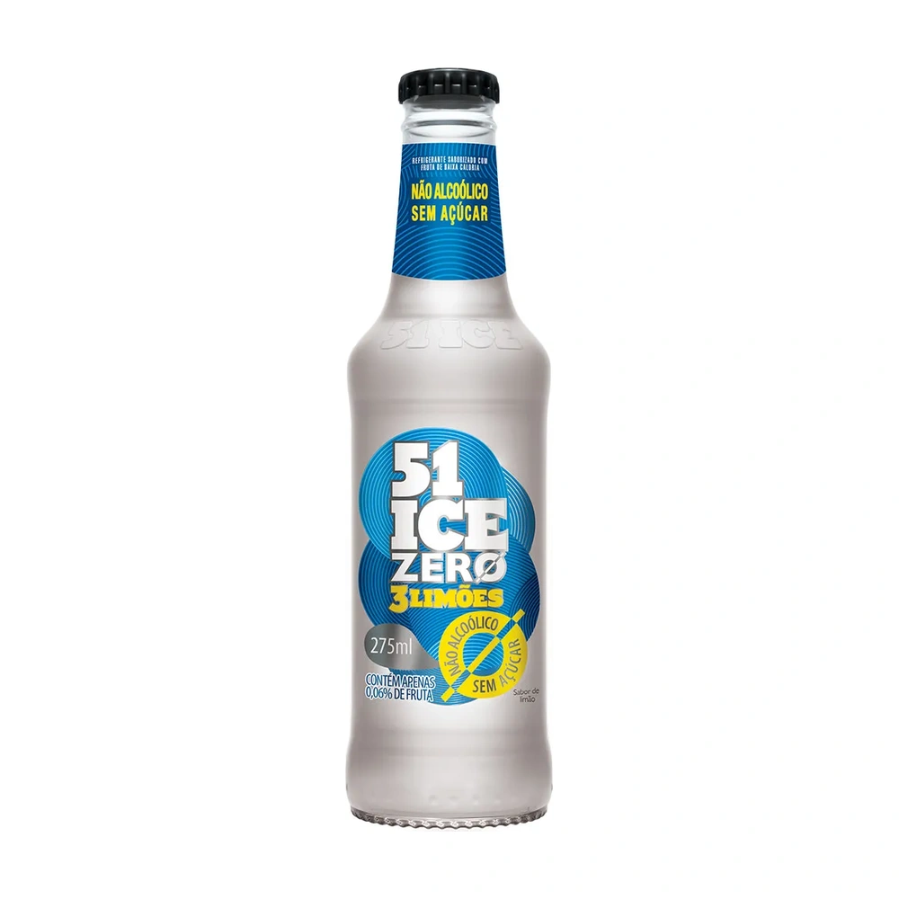 Ice 51 3 Limões Zero Álcool 275Ml