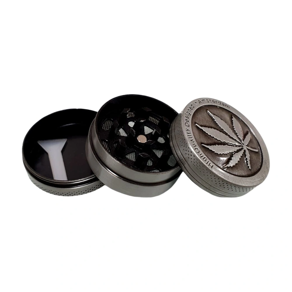 Dichavador De Metal 3 Partes Folha