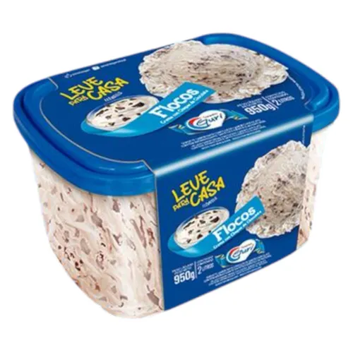 Pote De Sorvete Guri 2L Flocos