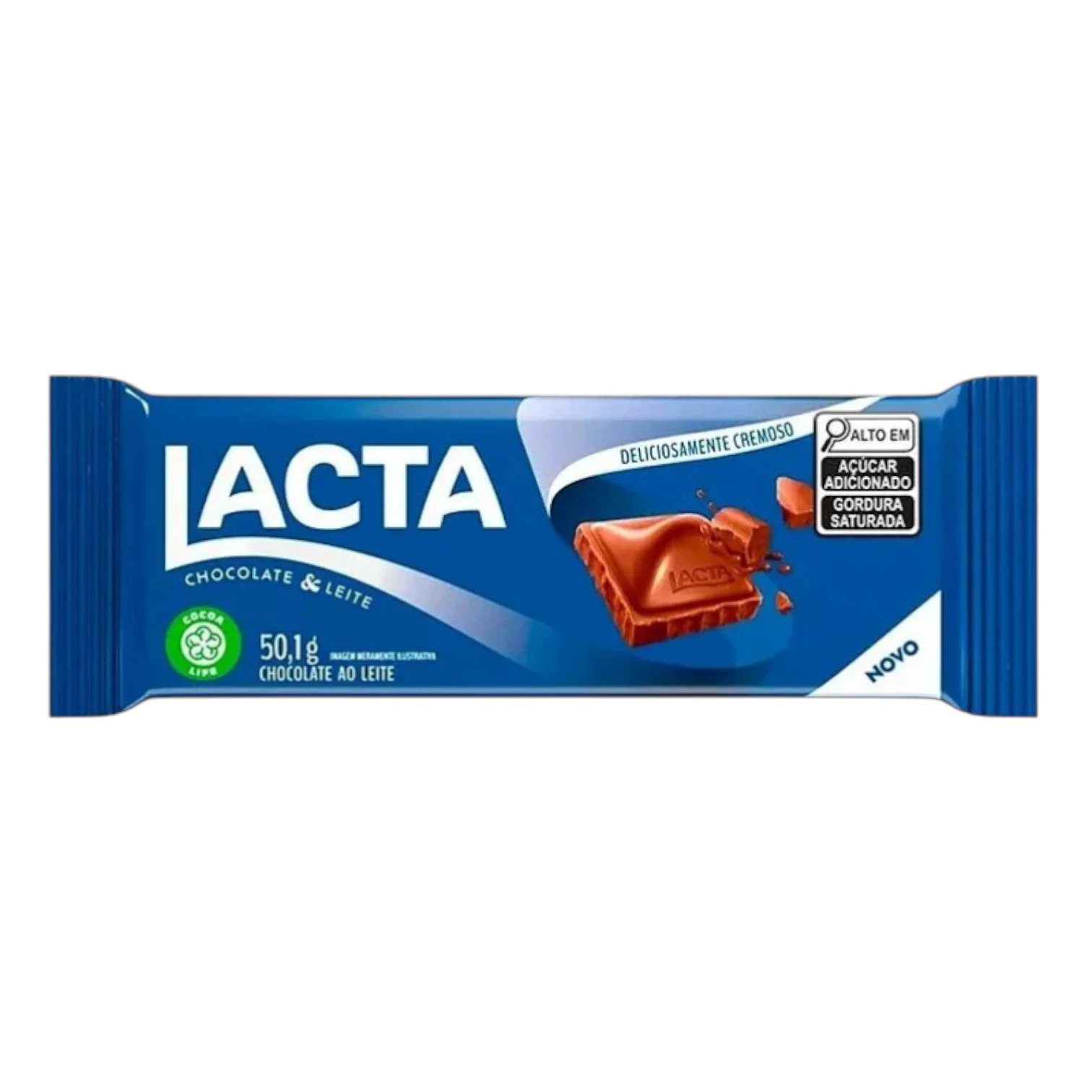 Barra De Chocolate Lacta Ao Leite Mini 50,1G