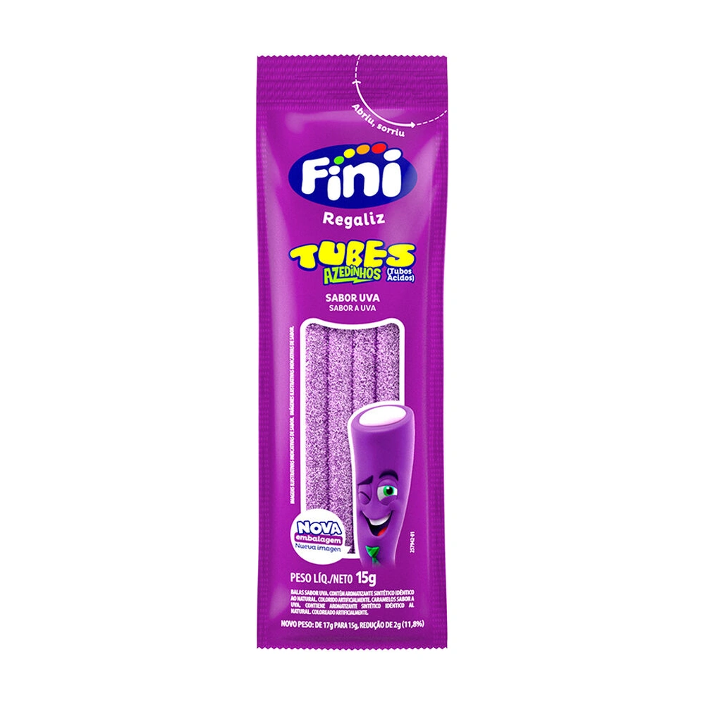 Fini Tubes Azedinho Uva 15G