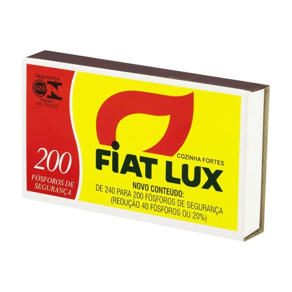 Caixa De Fosforo Fiat Lux Com 200 Unidades