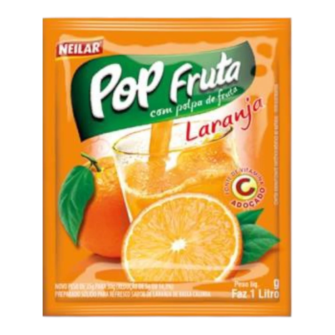 Suco Pop Fruta Laranja 25G