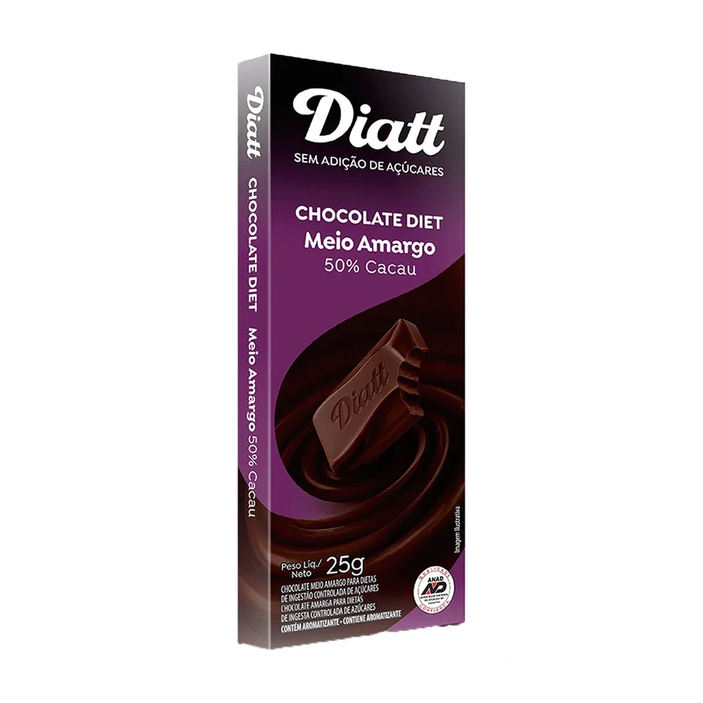 Chocolate Diatt Dy Tablete Meio Amargo