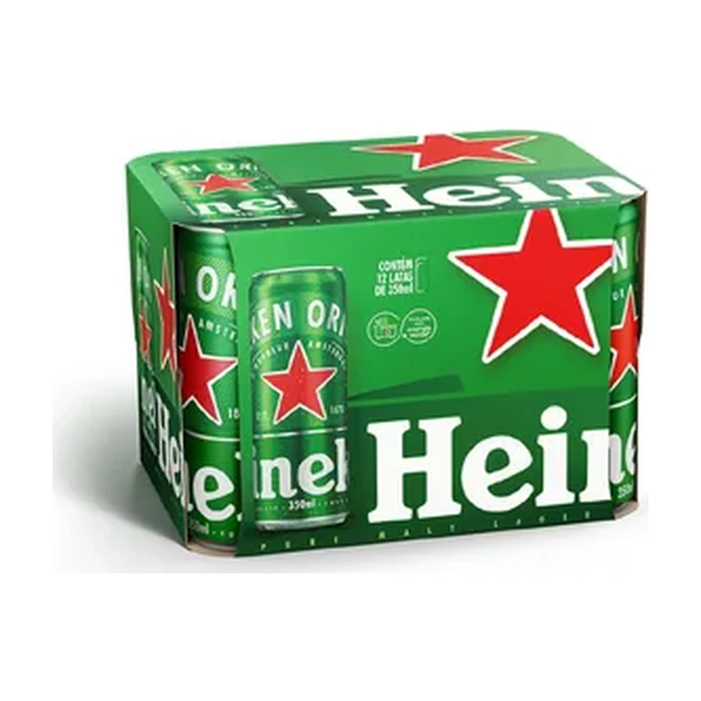 Cerveja Heineken Latão 710Ml Caixa Com 6 Unidades