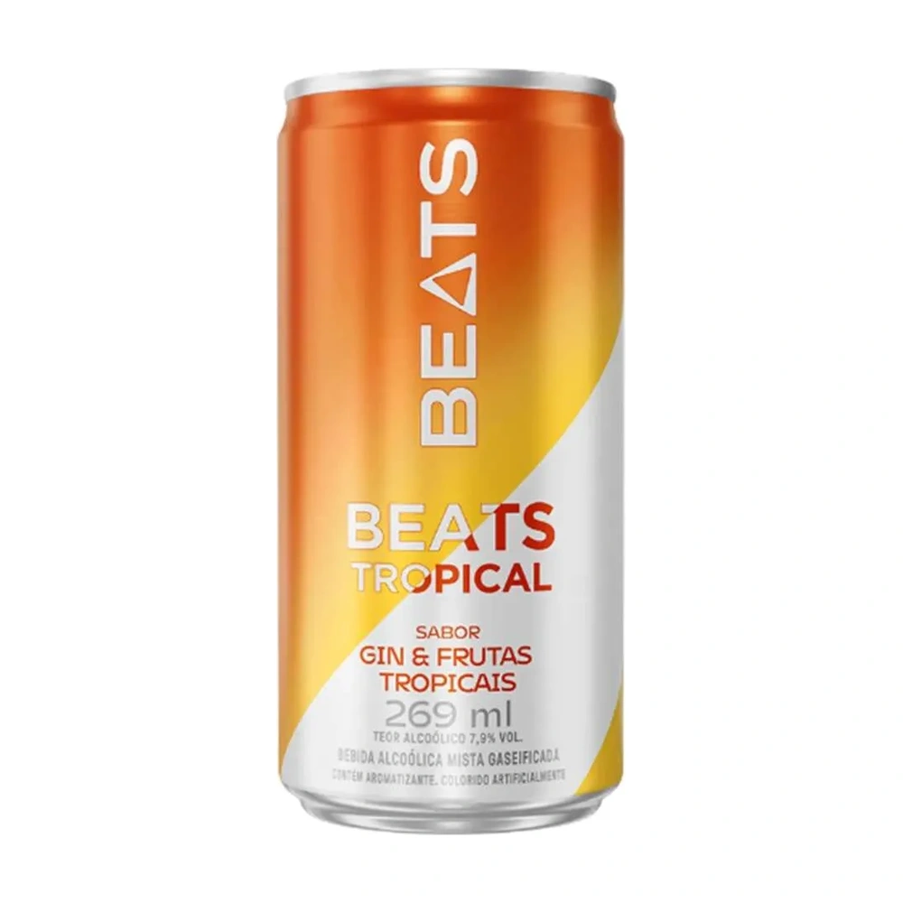 Cerveja Skol Beats Tropical Lata 269Ml