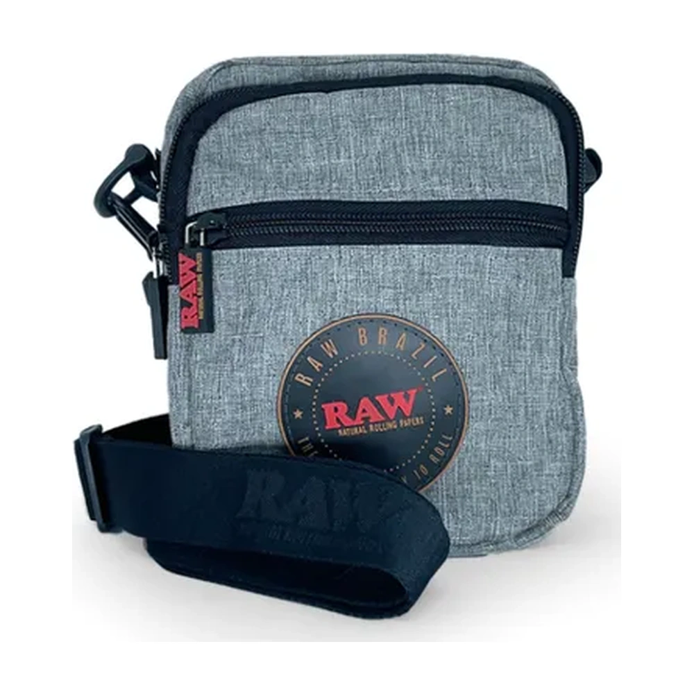 Shoulder Bag Raw Pequena Cinza