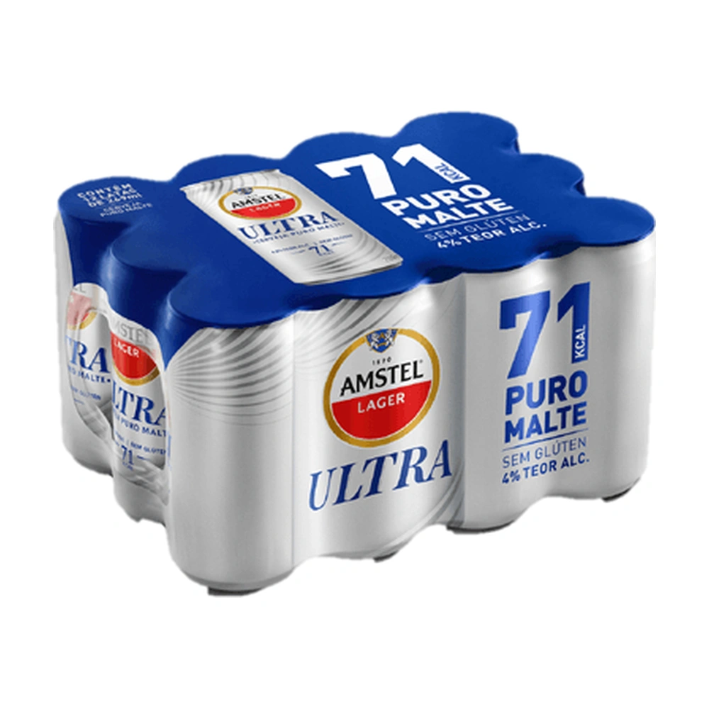 Cerveja Amstel Ultra 269Ml Caixa Com 12 Unidades