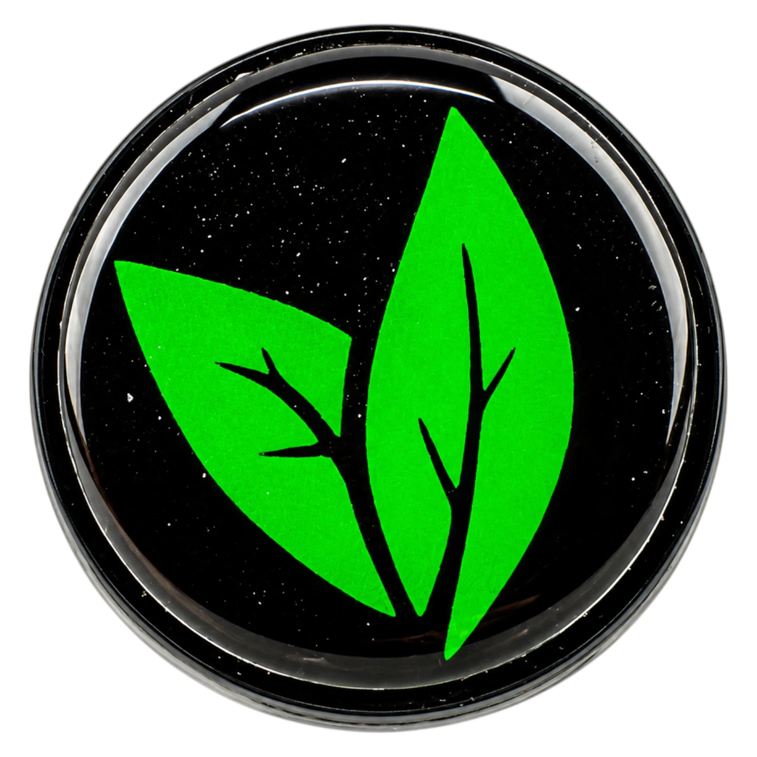 Slick De Vidro Folha Verde