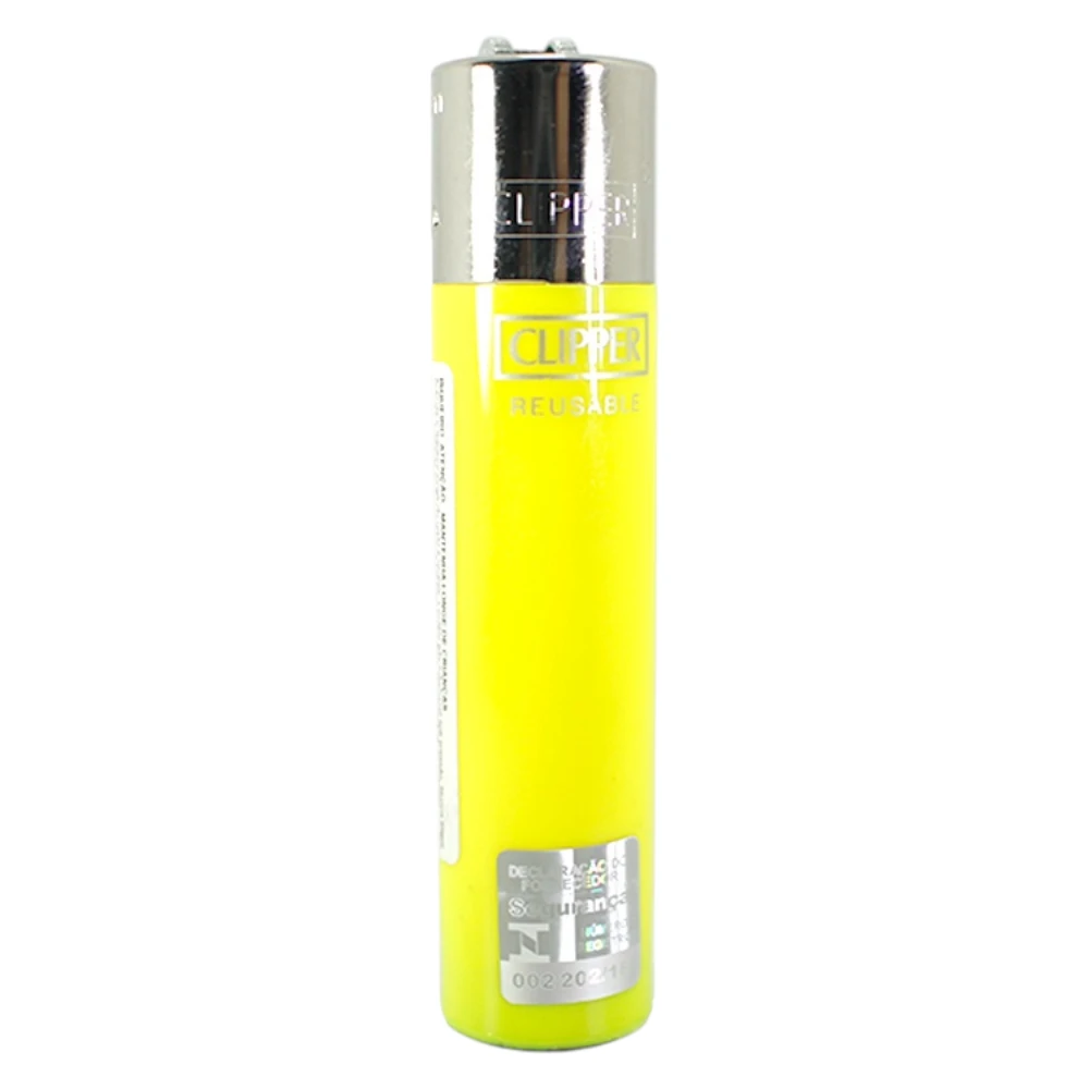 Isqueiro Clipper Grande Amarelo 