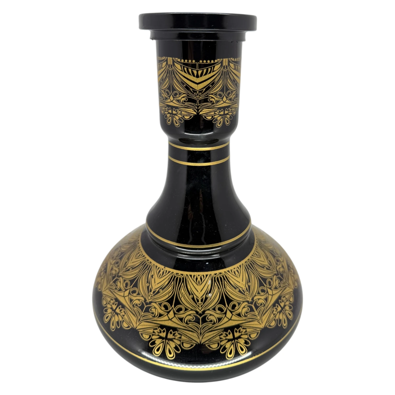 Jarro Poderoso Renda Grego Preto 30Cm 